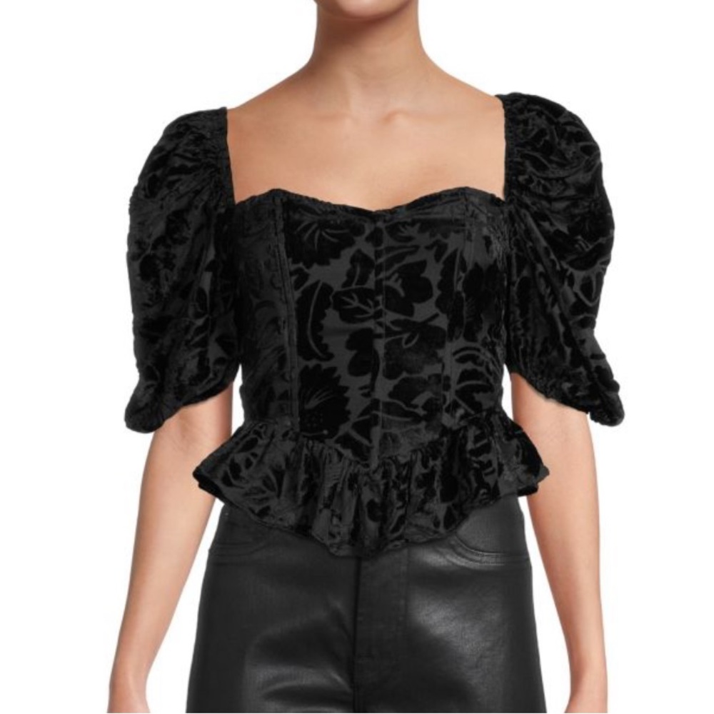 Hemant and nandita puff sleeve top